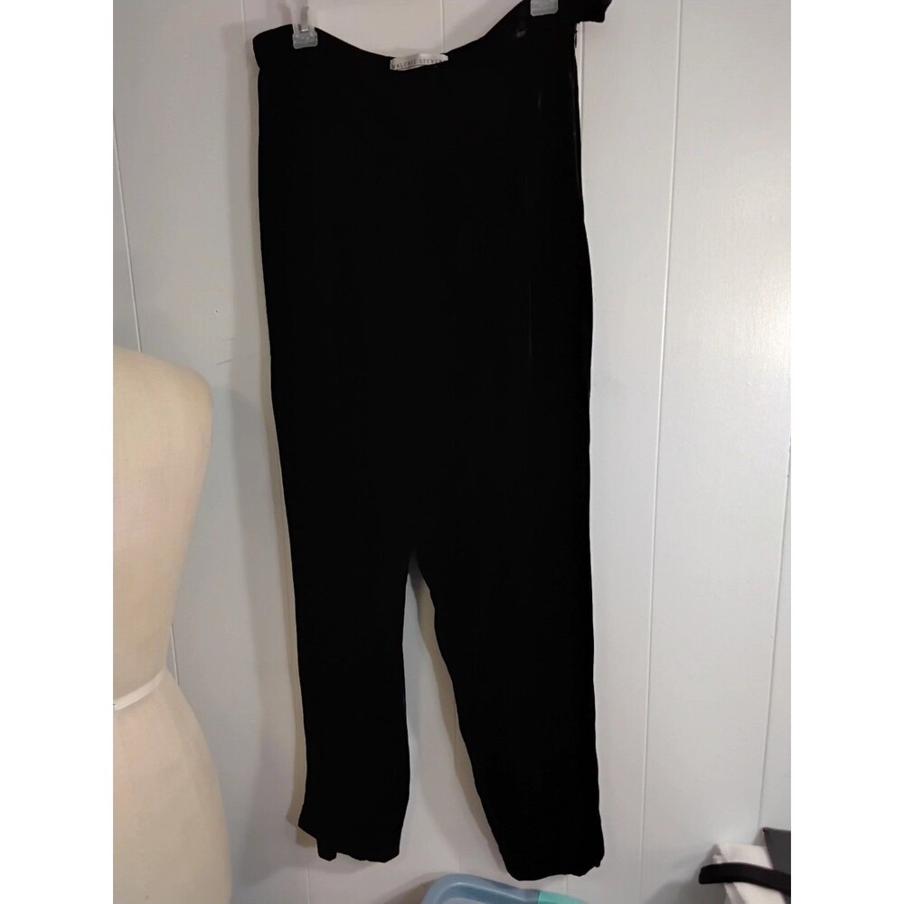 Valerie Stevens Silk Velour Pants w/ Lining ~ Size 14 Vintage